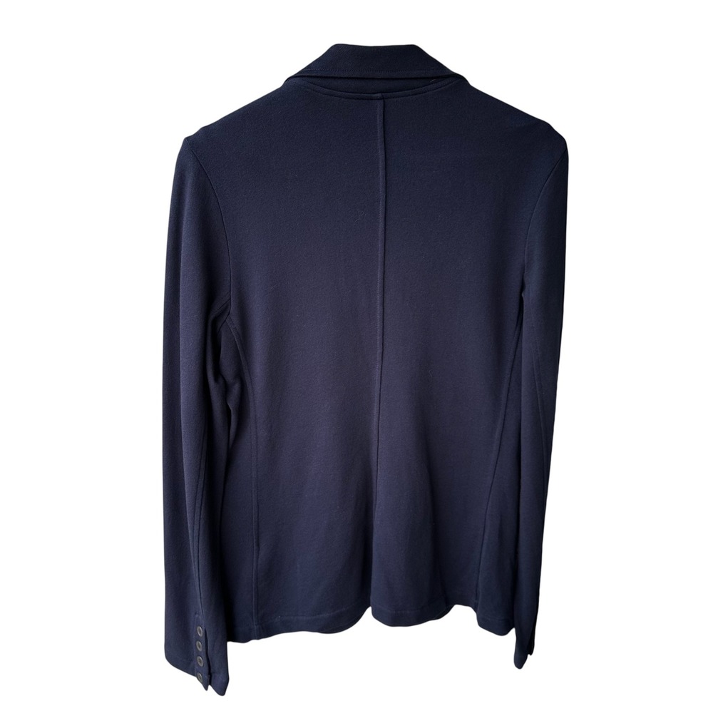 Grey State Blazer Jacket Midnight Navy Blue Cotton Knit Preppy NWT Size Large